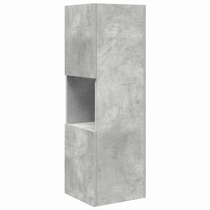 Corner Cabinet 30.5x30x95cm Engineered Wood Concrete Grey