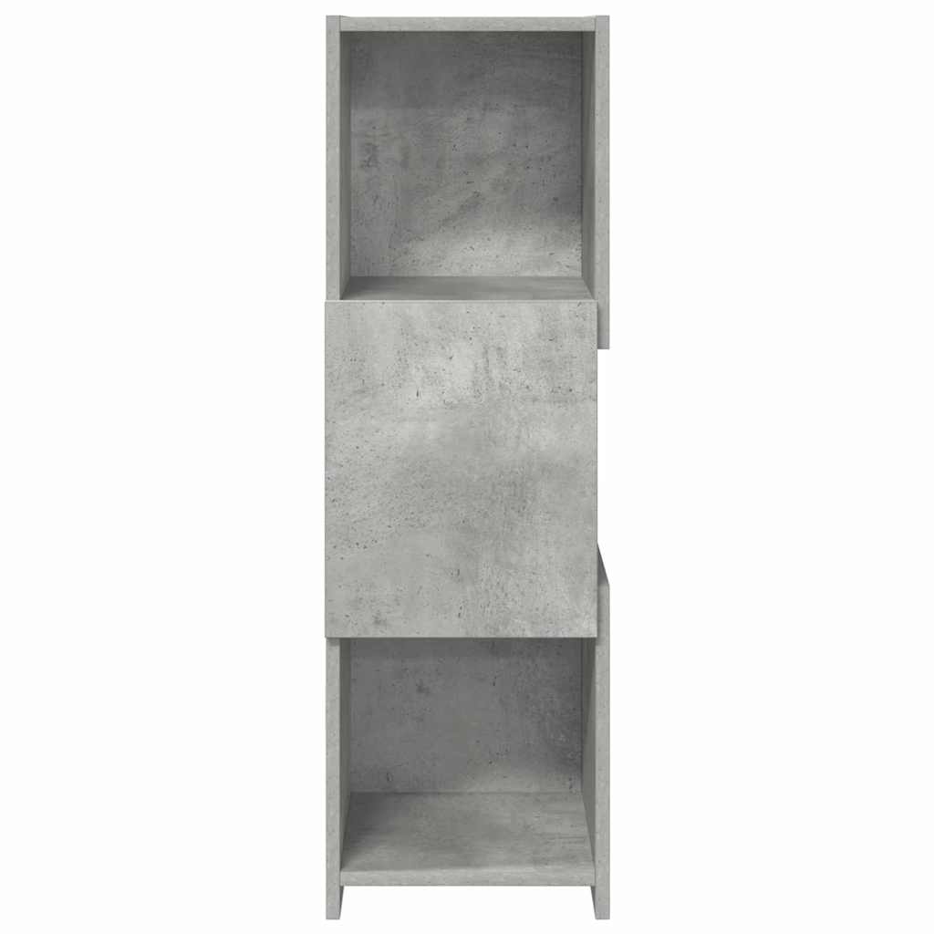 Corner Cabinet Concrete Grey 30.5x30x95cm Engineered Wood
