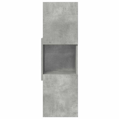 Corner Cabinet 30.5x30x95cm Engineered Wood Concrete Grey