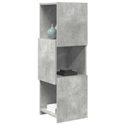Corner Cabinet 30.5x30x95cm Engineered Wood Concrete Grey