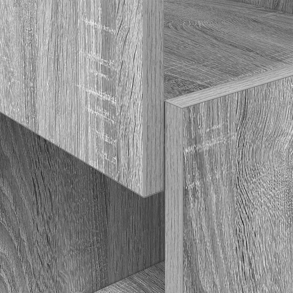 Corner Cabinet Grey Sonoma 30.5x30x95cm Engineered Wood