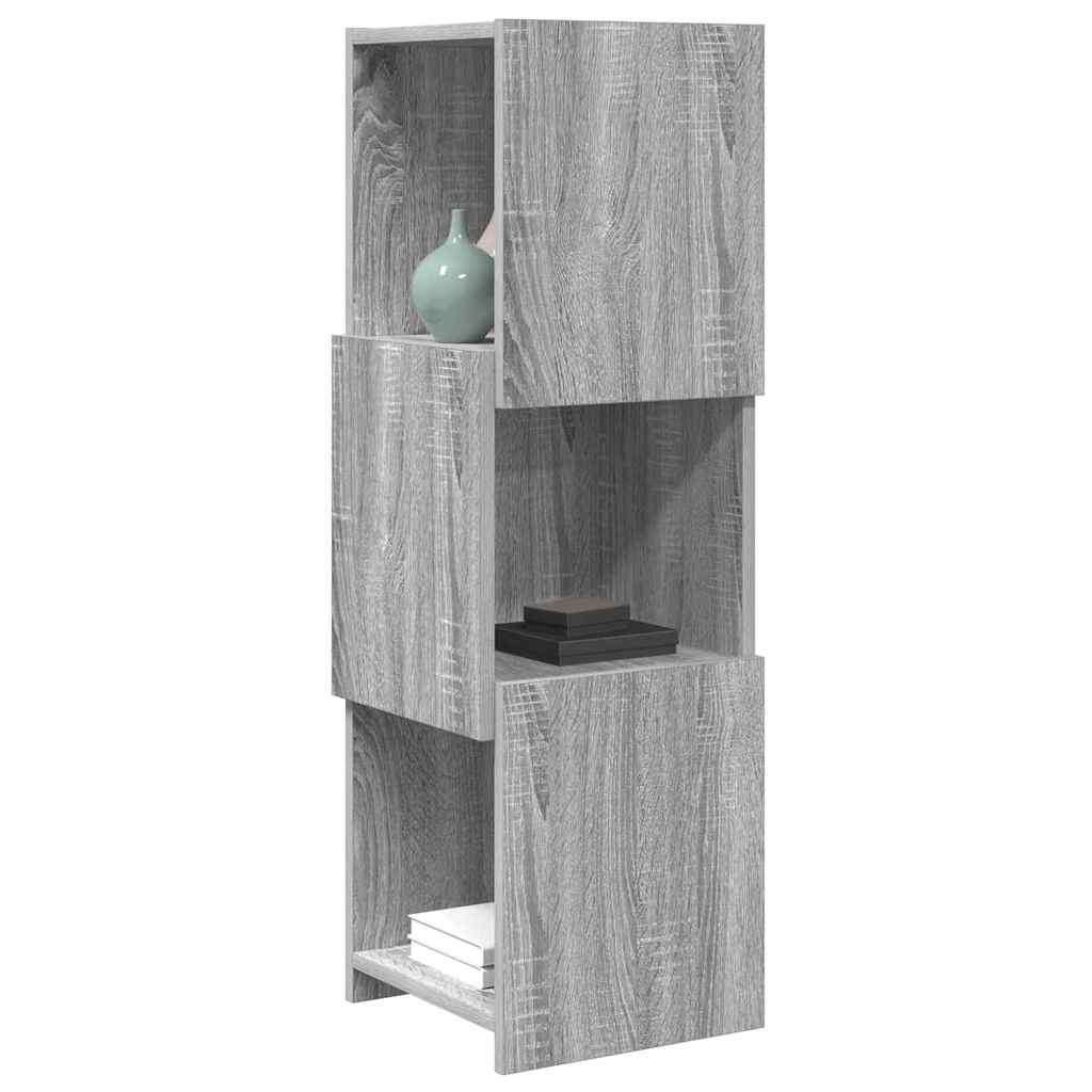 Corner Cabinet Grey Sonoma 30.5x30x95cm Engineered Wood