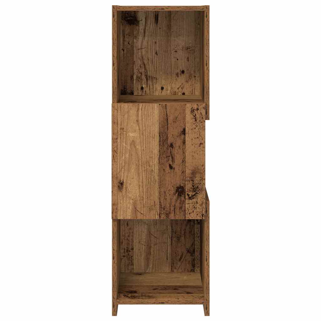Corner Cabinet Old Wood 30.5x30x95cm Engineered Wood