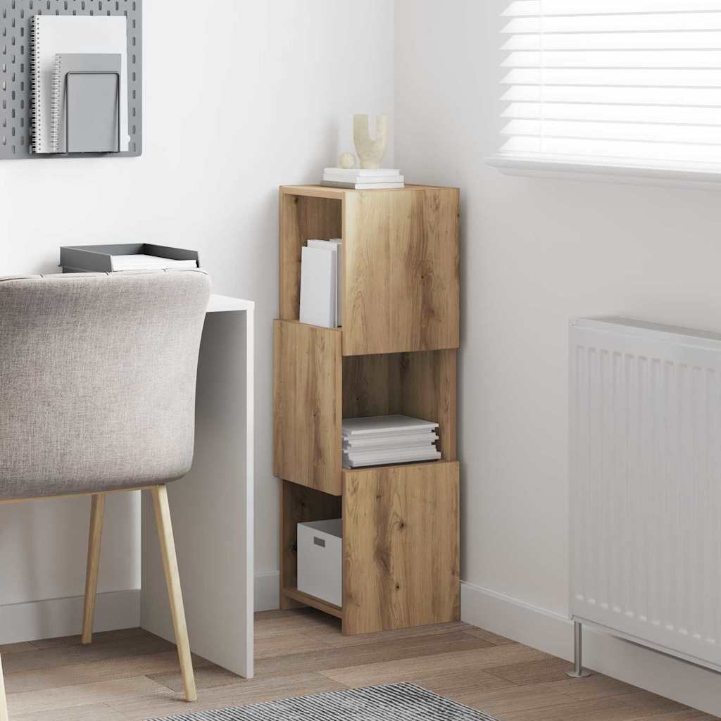 Corner Cabinet Artisan Oak 30.5x30x95cm Engineered Wood