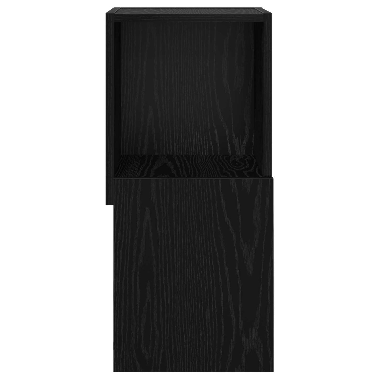 Corner Cabinet 30.5x30x65cm Engineered Wood Black Oak