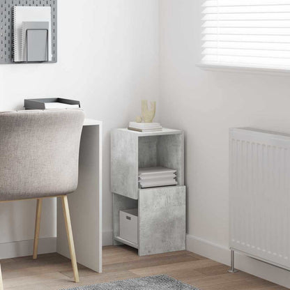 Corner Cabinet Concrete Grey 30.5x30x65cm Engineered Wood