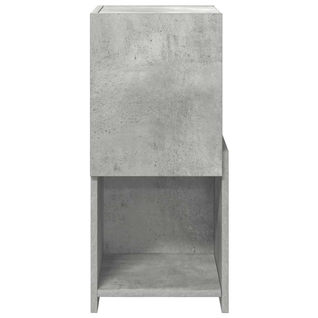 Corner Cabinet Concrete Grey 30.5x30x65cm Engineered Wood