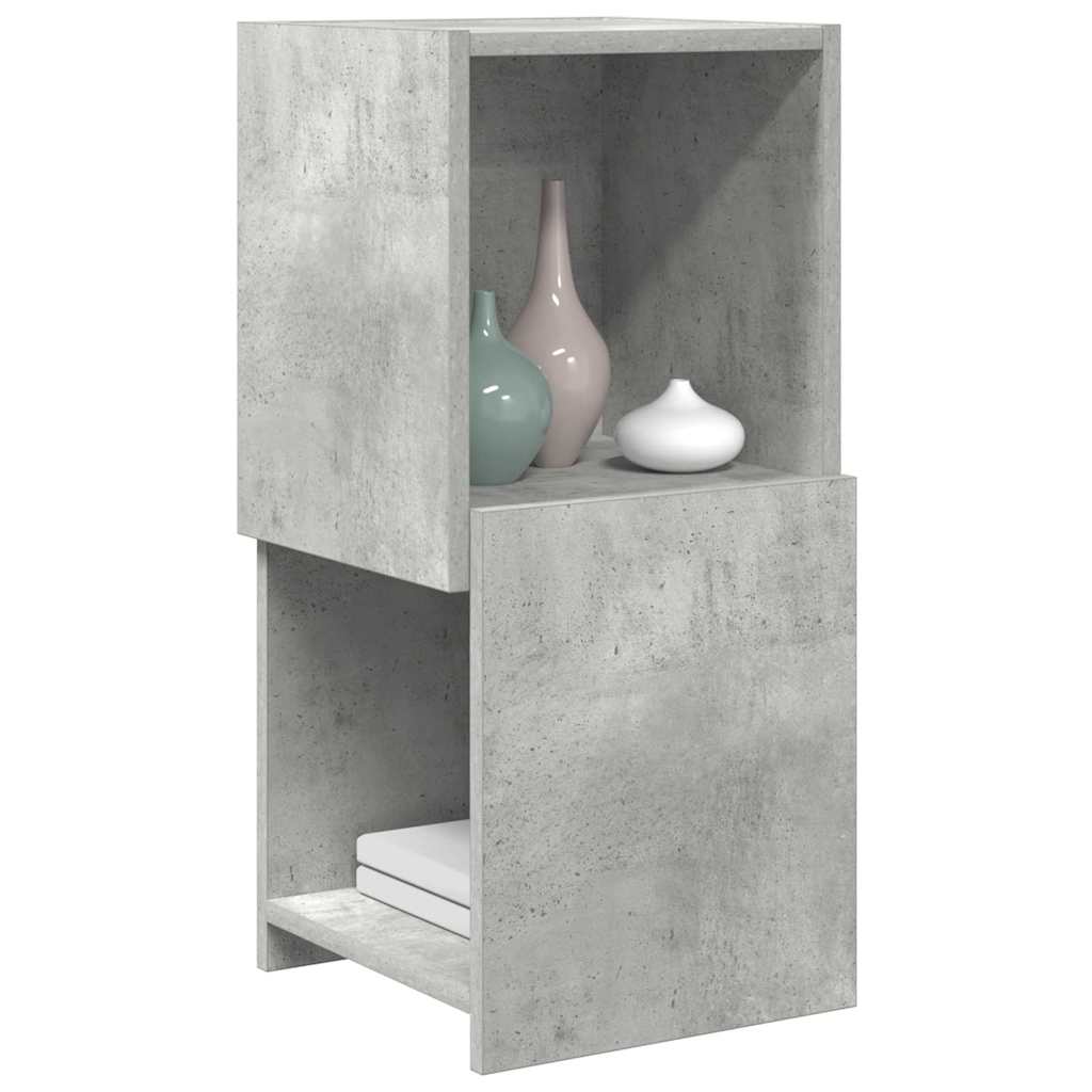 Corner Cabinet Concrete Grey 30.5x30x65cm Engineered Wood