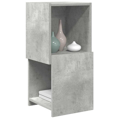 Corner Cabinet Concrete Grey 30.5x30x65cm Engineered Wood