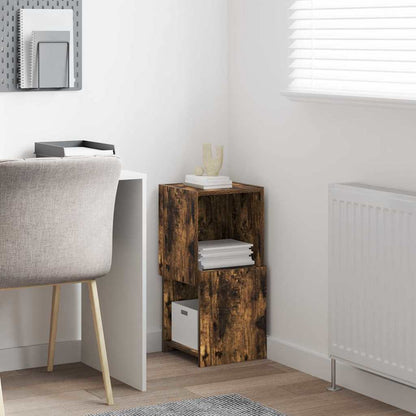 Corner Cabinet Smoked Oak 30.5x30x65cm Engineered Wood