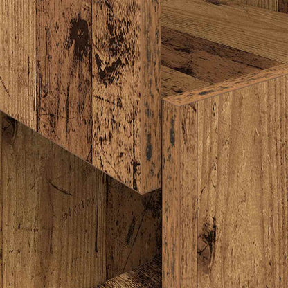Corner Cabinet Old Wood 30.5x30x65cm Engineered Wood