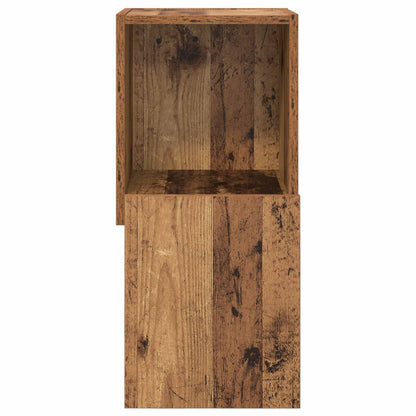 Corner Cabinet Old Wood 30.5x30x65cm Engineered Wood