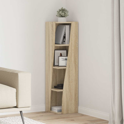 Corner Cabinet Sonoma Oak 27.5x27x102cm Engineered Wood