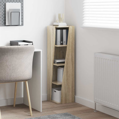 Corner Cabinet Sonoma Oak 27.5x27x102cm Engineered Wood