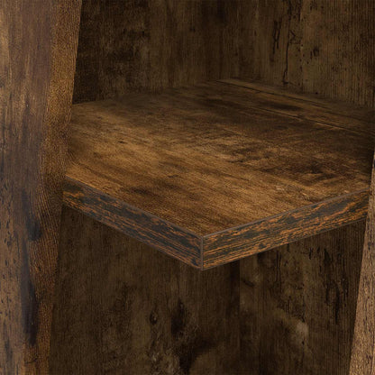 Corner Cabinet Smoked Oak 27.5x27x102cm Engineered Wood