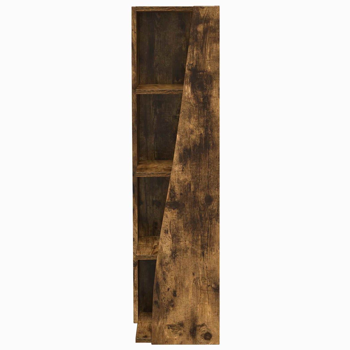 Corner Cabinet Smoked Oak 27.5x27x102cm Engineered Wood