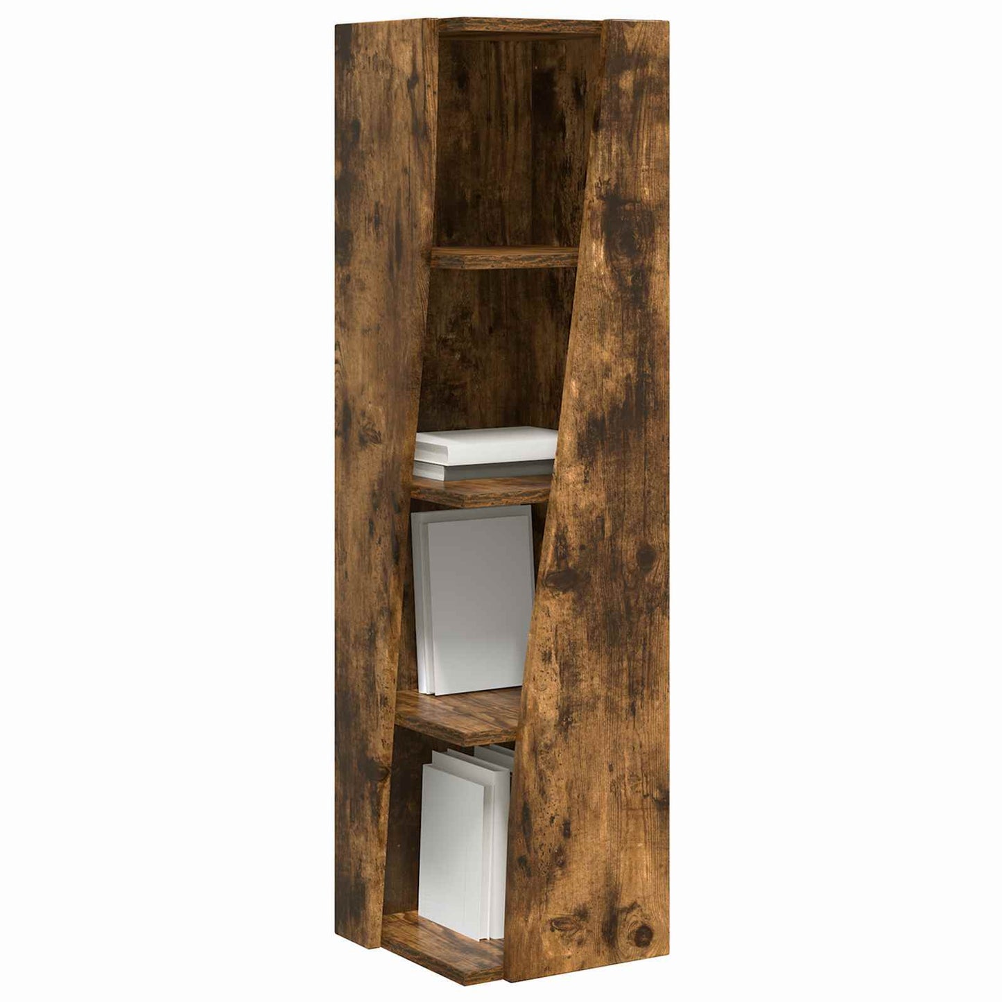Corner Cabinet Smoked Oak 27.5x27x102cm Engineered Wood