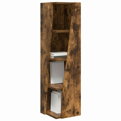 Corner Cabinet Smoked Oak 27.5x27x102cm Engineered Wood