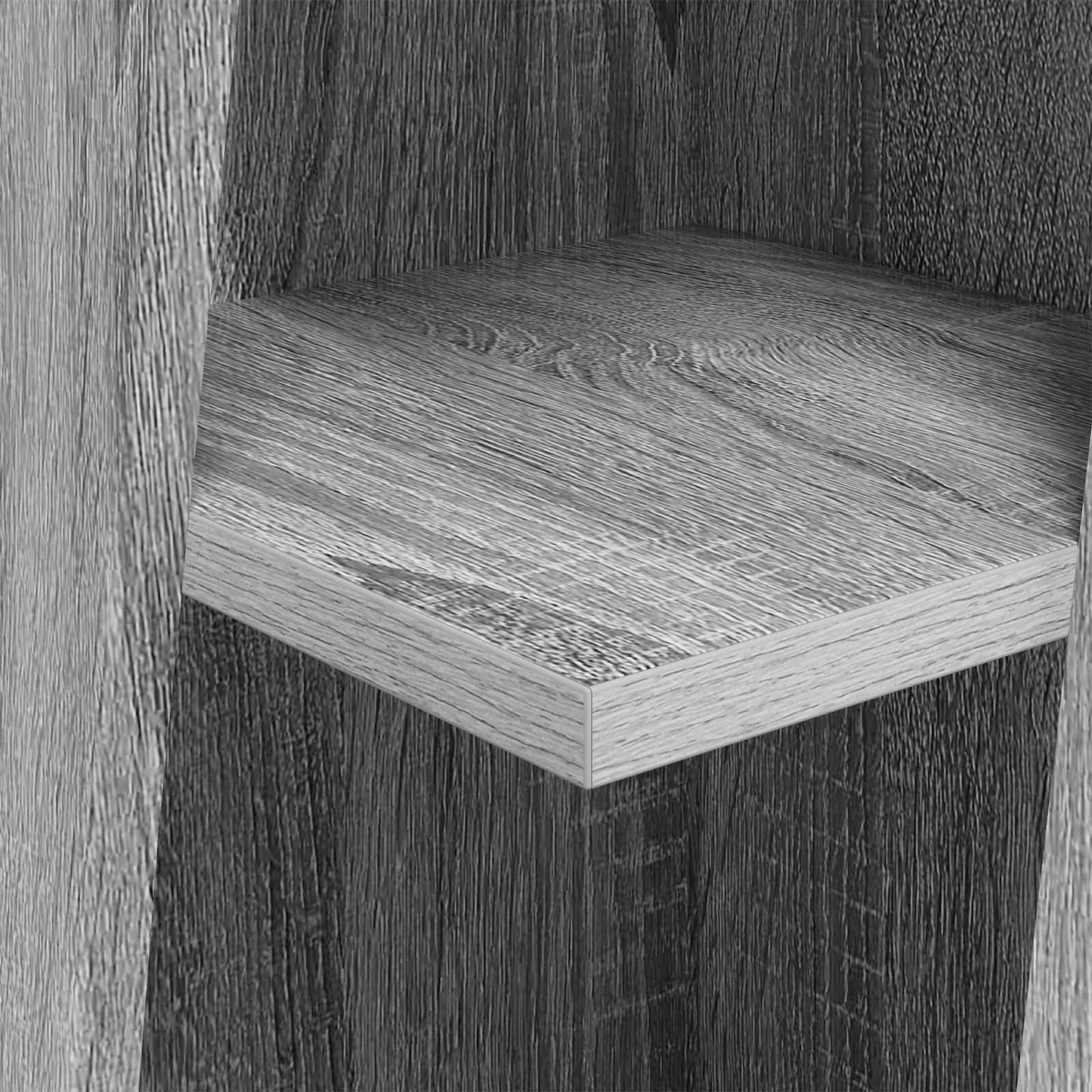 Corner Cabinet Grey Sonoma 27.5x27x102cm Engineered Wood