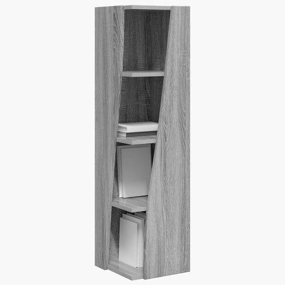 Corner Cabinet 27.5x27x102cm Engineered Wood Grey Sonoma
