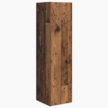 Corner Cabinet Old Wood 27.5x27x102cm Engineered Wood