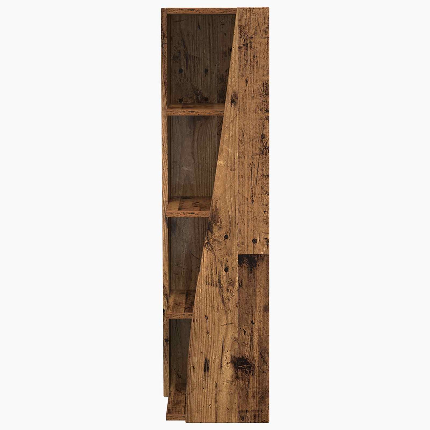 Corner Cabinet Old Wood 27.5x27x102cm Engineered Wood