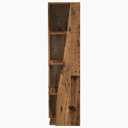 Corner Cabinet Old Wood 27.5x27x102cm Engineered Wood