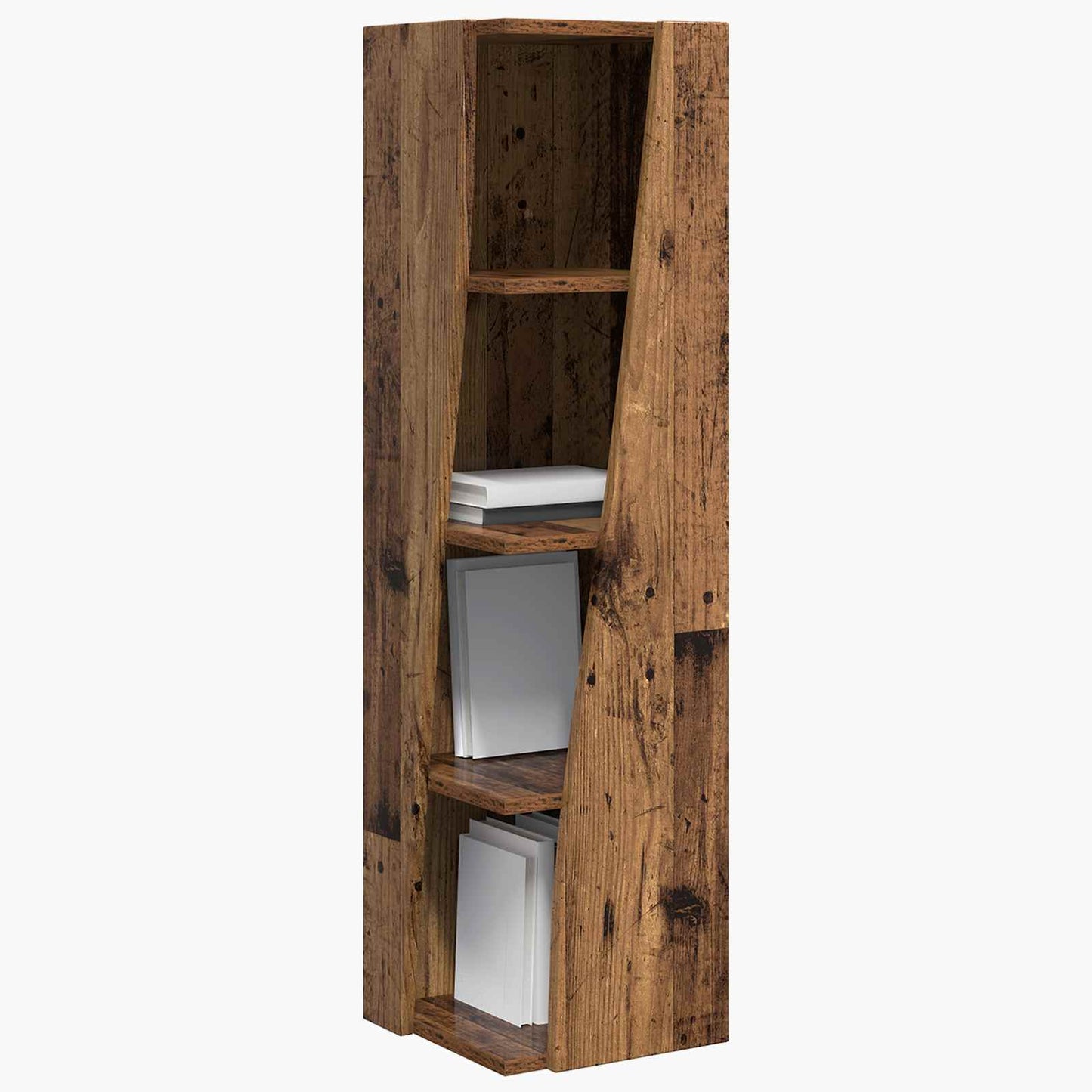 Corner Cabinet Old Wood 27.5x27x102cm Engineered Wood