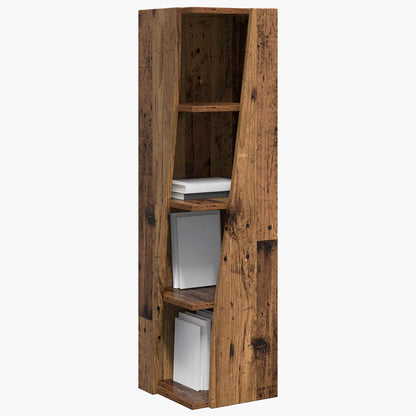 Corner Cabinet Old Wood 27.5x27x102cm Engineered Wood