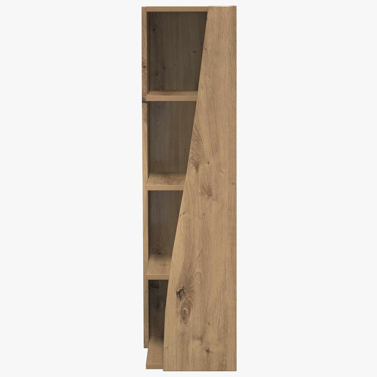Corner Cabinet 27.5x27x102cm Engineered Wood Artisan Oak