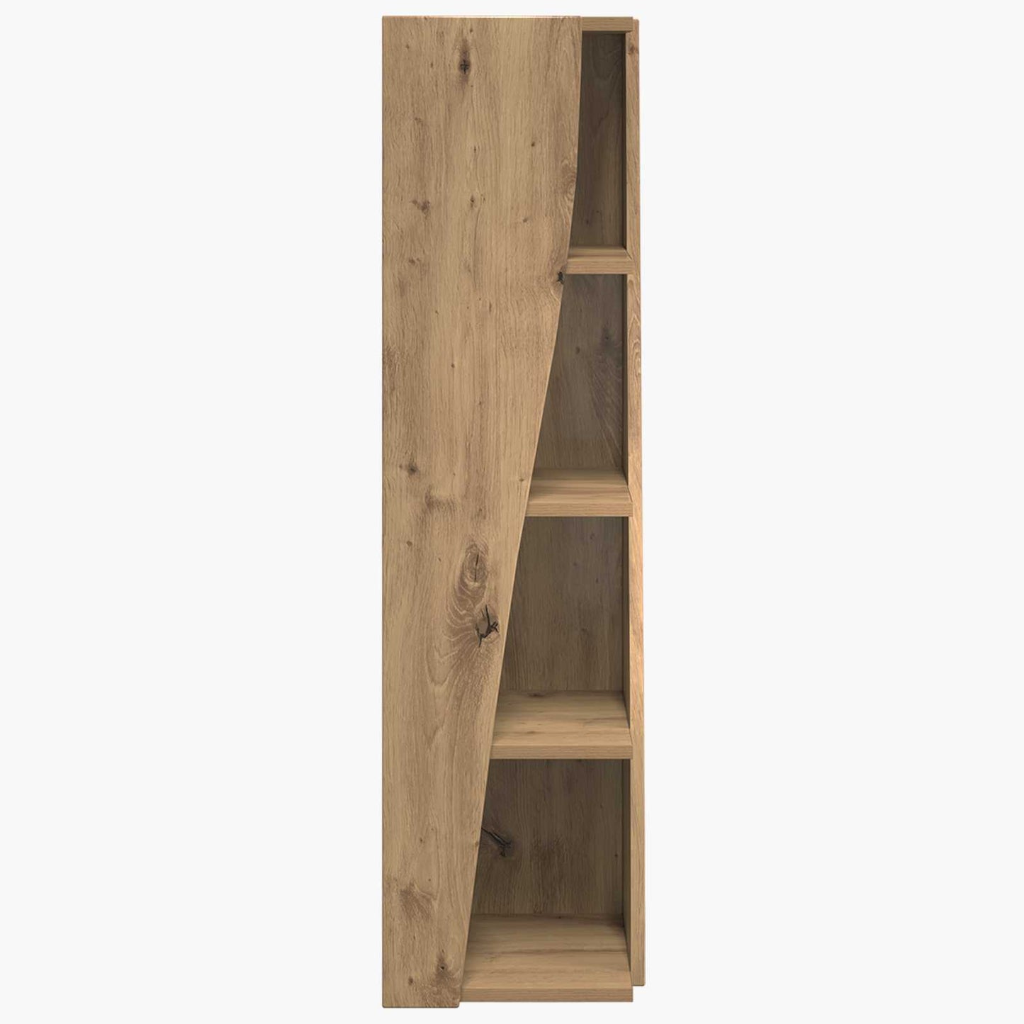 Corner Cabinet 27.5x27x102cm Engineered Wood Artisan Oak