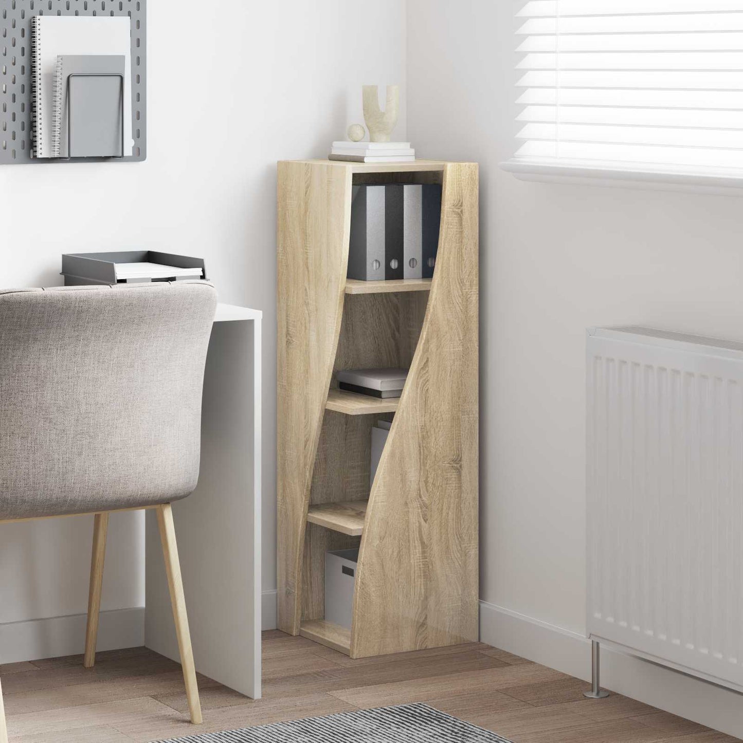 Corner Cabinet Sonoma Oak 32x32x102cm Engineered Wood