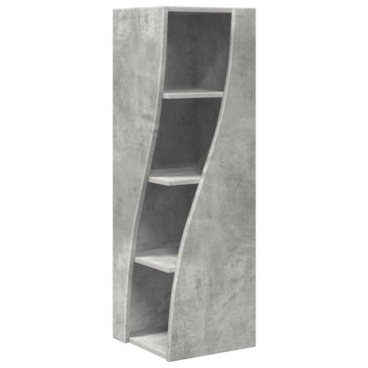 Corner Cabinet Concrete Grey 32x32x102cm Engineered Wood