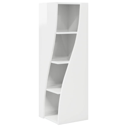 Corner Cabinet 32x32x102cm Engineered Wood High Gloss White