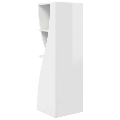 Corner Cabinet 32x32x102cm Engineered Wood High Gloss White