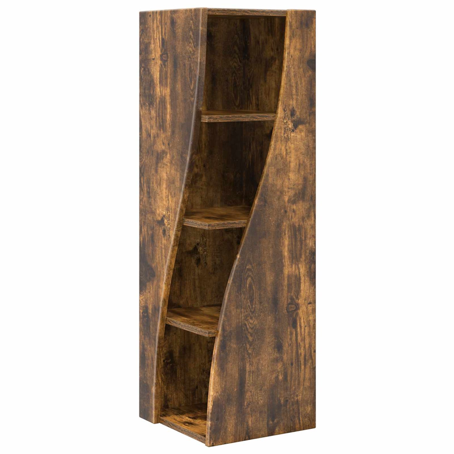 Corner Cabinet Smoked Oak 32x32x102cm Engineered Wood