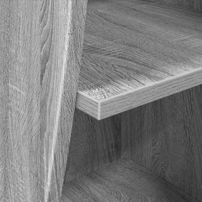 Corner Cabinet Grey Sonoma 32x32x102cm Engineered Wood