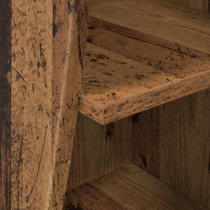 Corner Cabinet Old Wood 32x32x102cm Engineered Wood