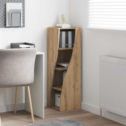 Corner Cabinet 32x32x102cm Engineered Wood Artisan Oak