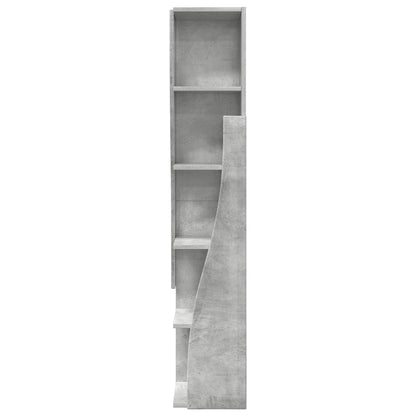 Corner Cabinet 27.5x27x140cm Engineered Wood Concrete Grey