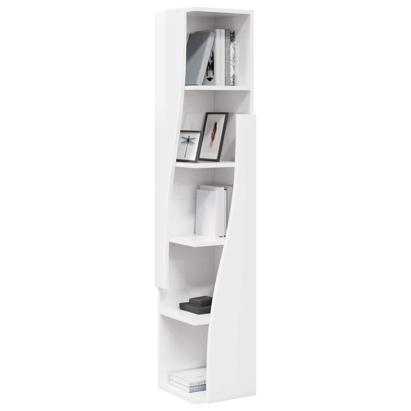 Corner Cabinet 27.5x27x140cm Engineered Wood High Gloss White