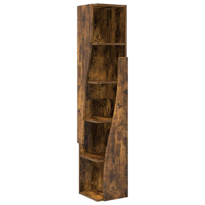 Corner Cabinet 27.5x27x140cm Engineered Wood Smoked Oak