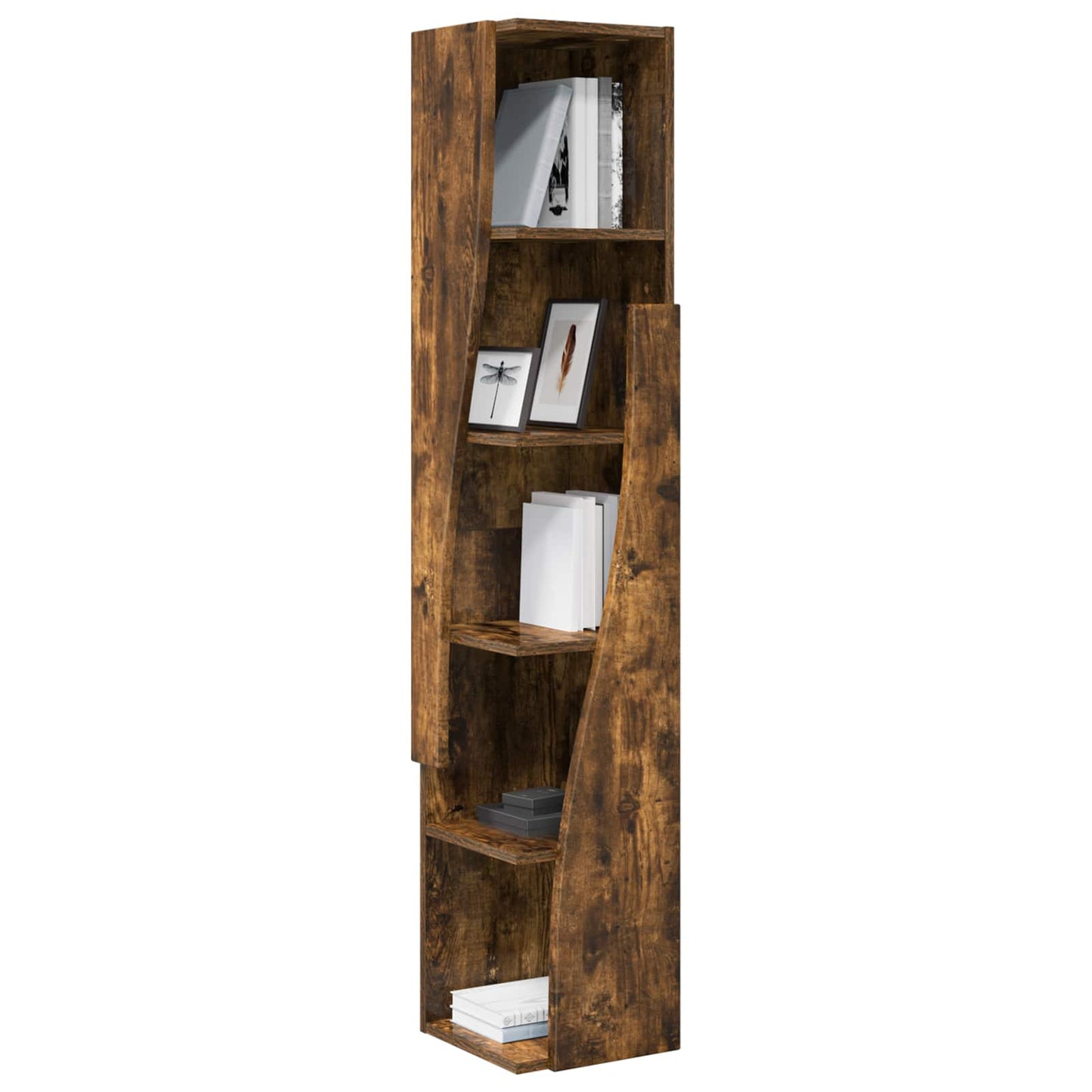 Corner Cabinet 27.5x27x140cm Engineered Wood Smoked Oak