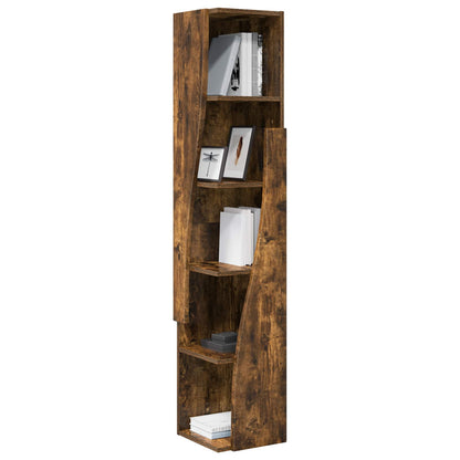 Corner Cabinet 27.5x27x140cm Engineered Wood Smoked Oak