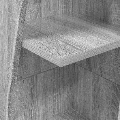 Corner Cabinet 27.5x27x140cm Engineered Wood Grey Sonoma