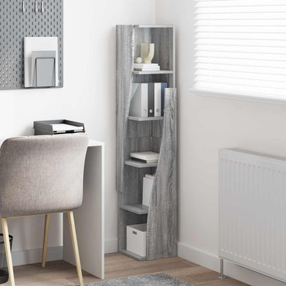 Corner Cabinet 27.5x27x140cm Engineered Wood Grey Sonoma
