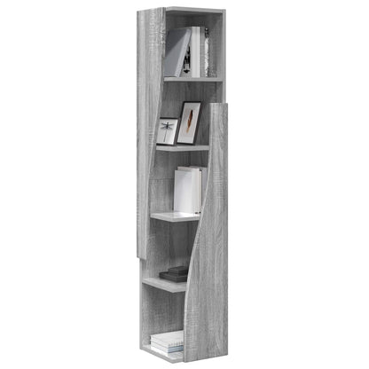 Corner Cabinet 27.5x27x140cm Engineered Wood Grey Sonoma