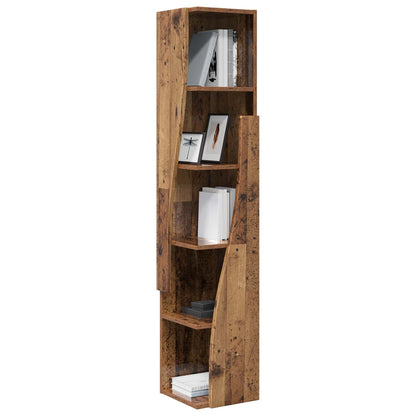 Corner Cabinet 27.5x27x140cm Engineered Wood Old Wood