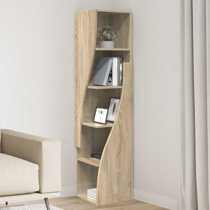 Corner Cabinet 32x32x140cm Engineered Wood Sonoma Oak