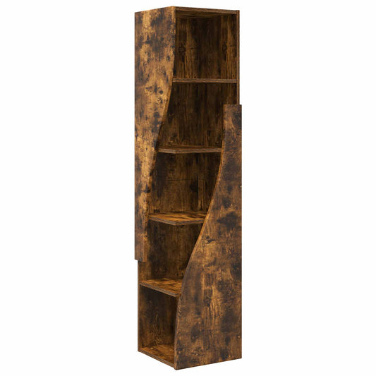 Corner Cabinet 32 x 32 x 140 cm Engineered Wood Smoked Oak